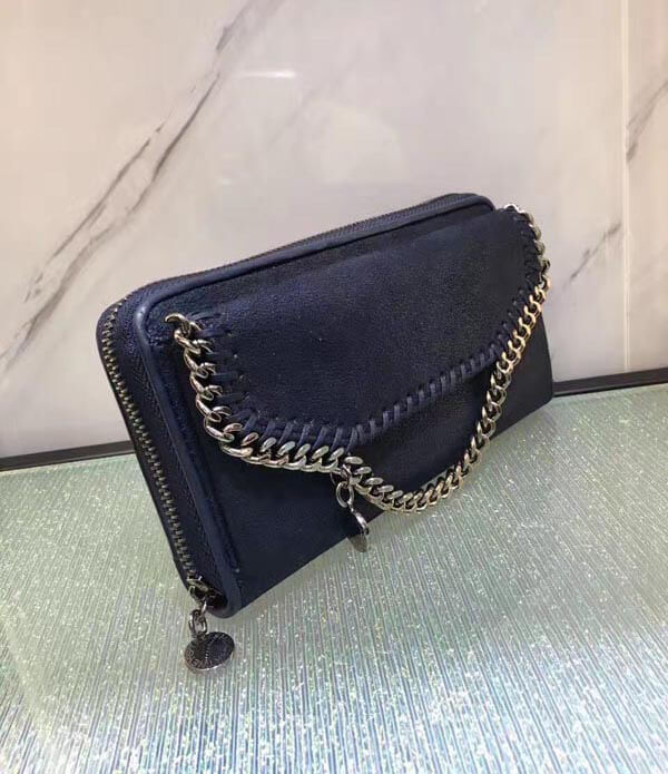 2017AW 人気ファラベラ Stella McCartney ステラマッカートニー コピー☆長財布“Blue”391835W9136